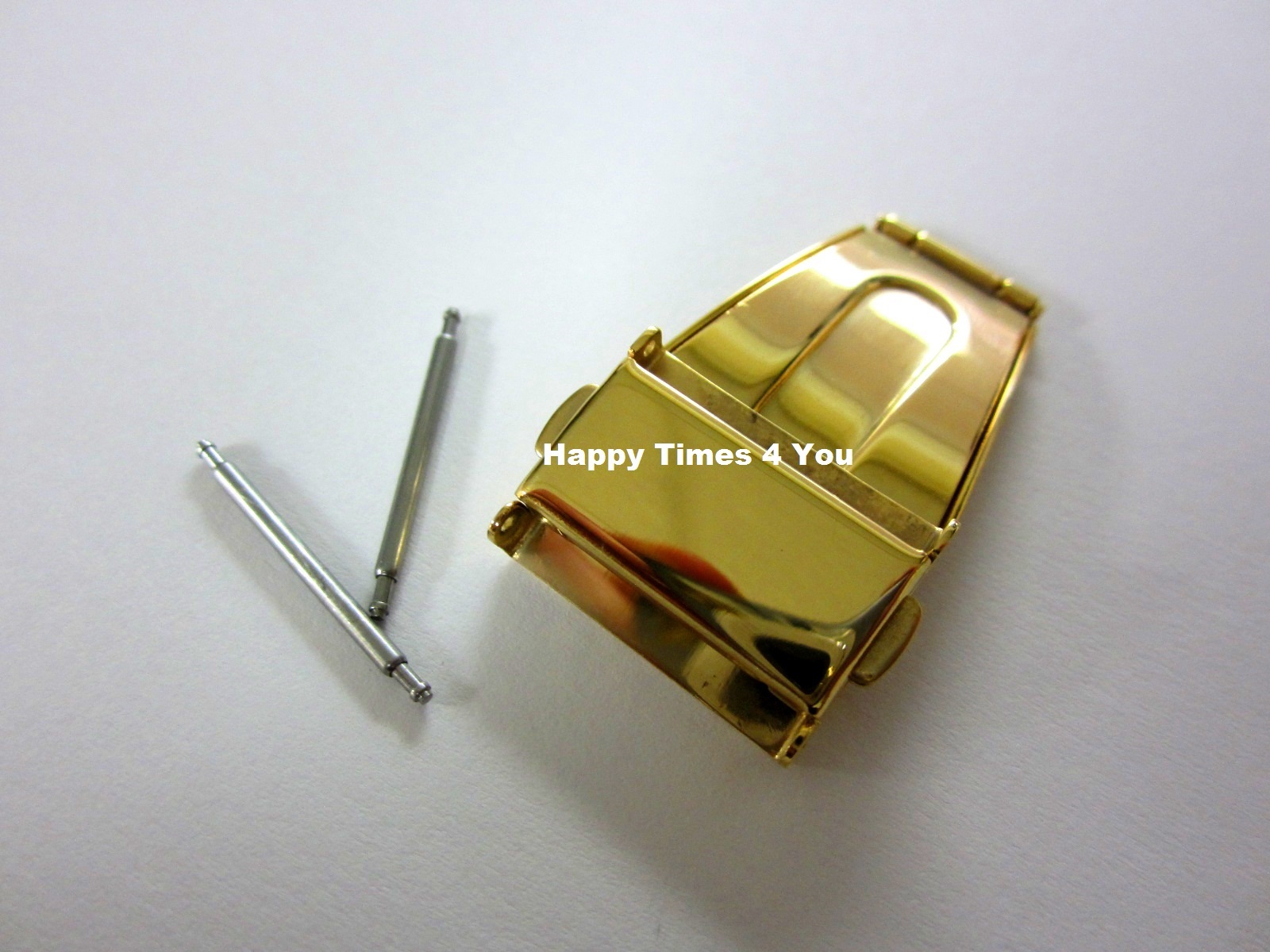 Seiko Titanium Mens Watch SGEB34 Gold Tone Clasp Replacement 19 mm