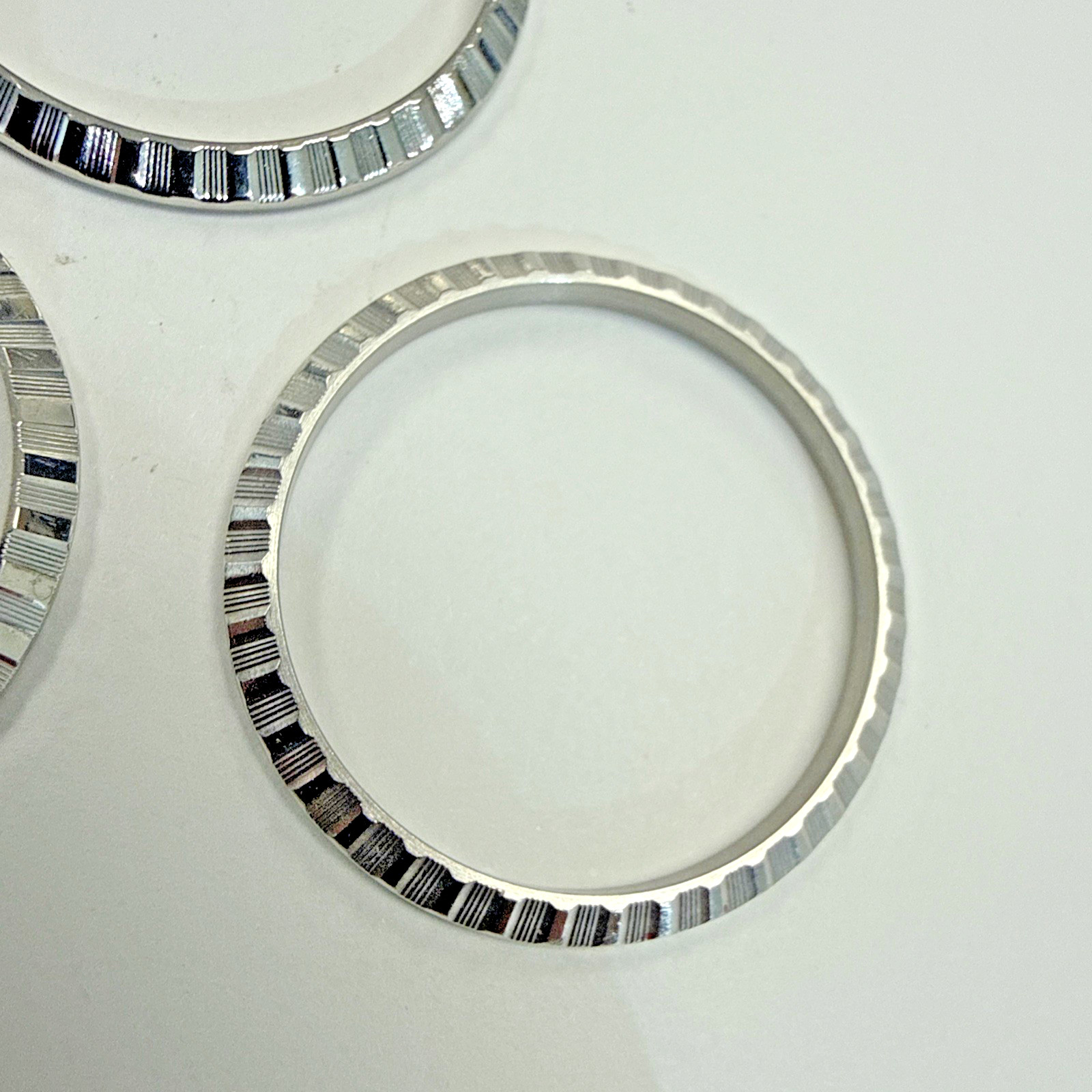 Rolex 79240 69240 Ladies Stainless Steel Engine Turned Bezel