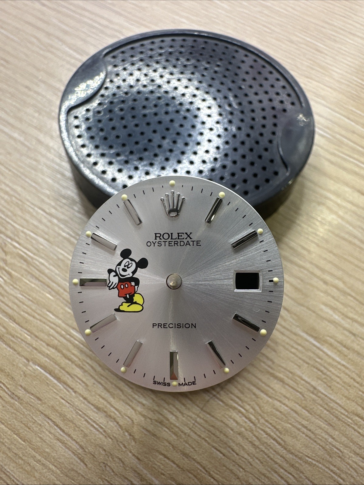 Little Mickey At’9 Rolex Precision 6694 Caliber 1520 Dial