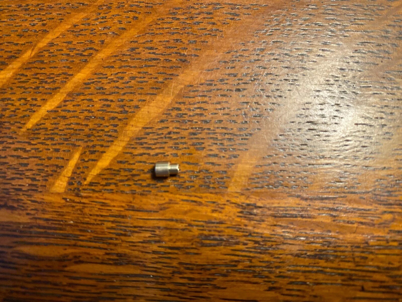 1x NOS Vintage SS Crown Internally Threaded Tube 3 From New Estate