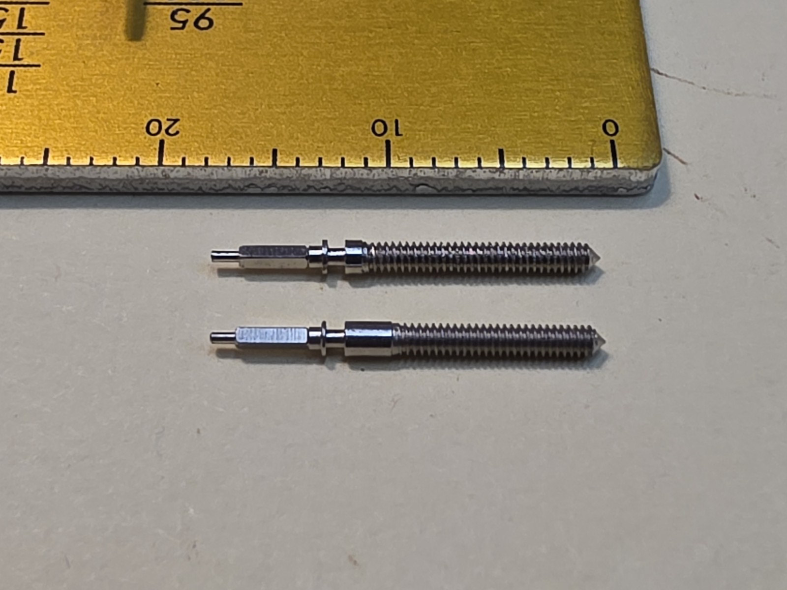 Lot Of 2 Vintage NOS Landeron C. 48-59 Chrono Stems Parts Spares