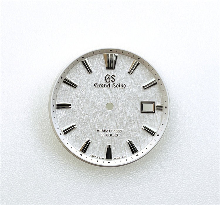 33.5mm Pattern GS Watch Dial No Luminous for NH35 Movement Watch Parts