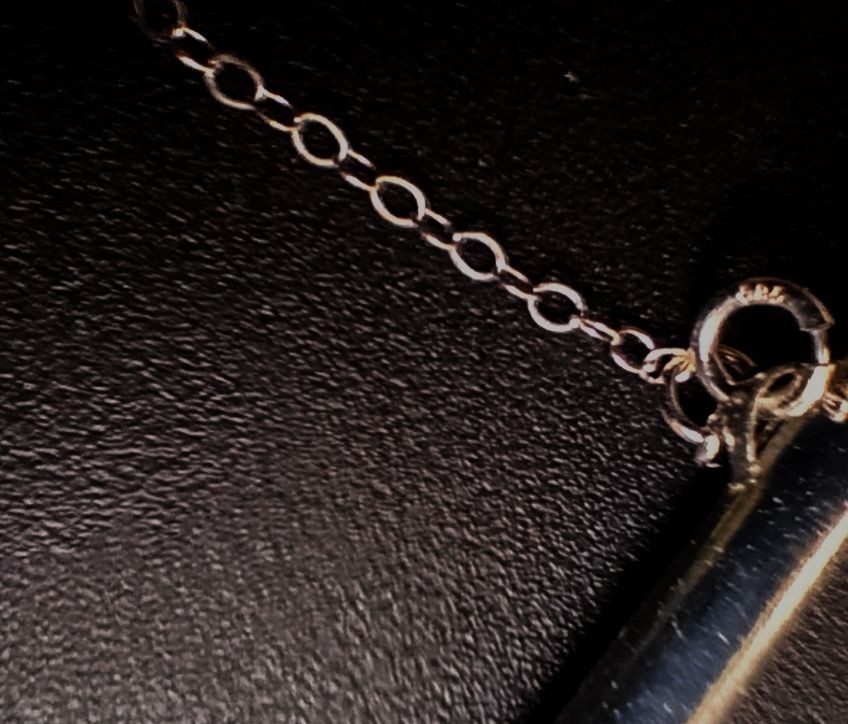Solid 14k White Gold Chain – Pocket Watch Toggle Clasp