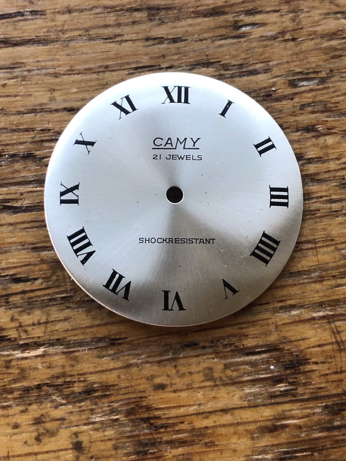 Vintage Camy Swiss Wristwatch Dial Only for Parts 31mm