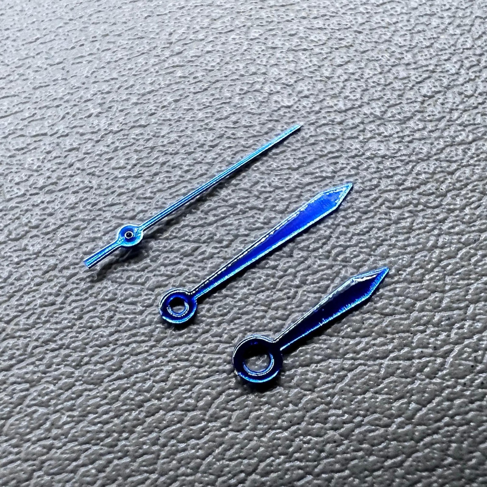 2 Sets 11mm Blue No Lume Arrow Shape Watch Hands for Miyota 2035 Movement