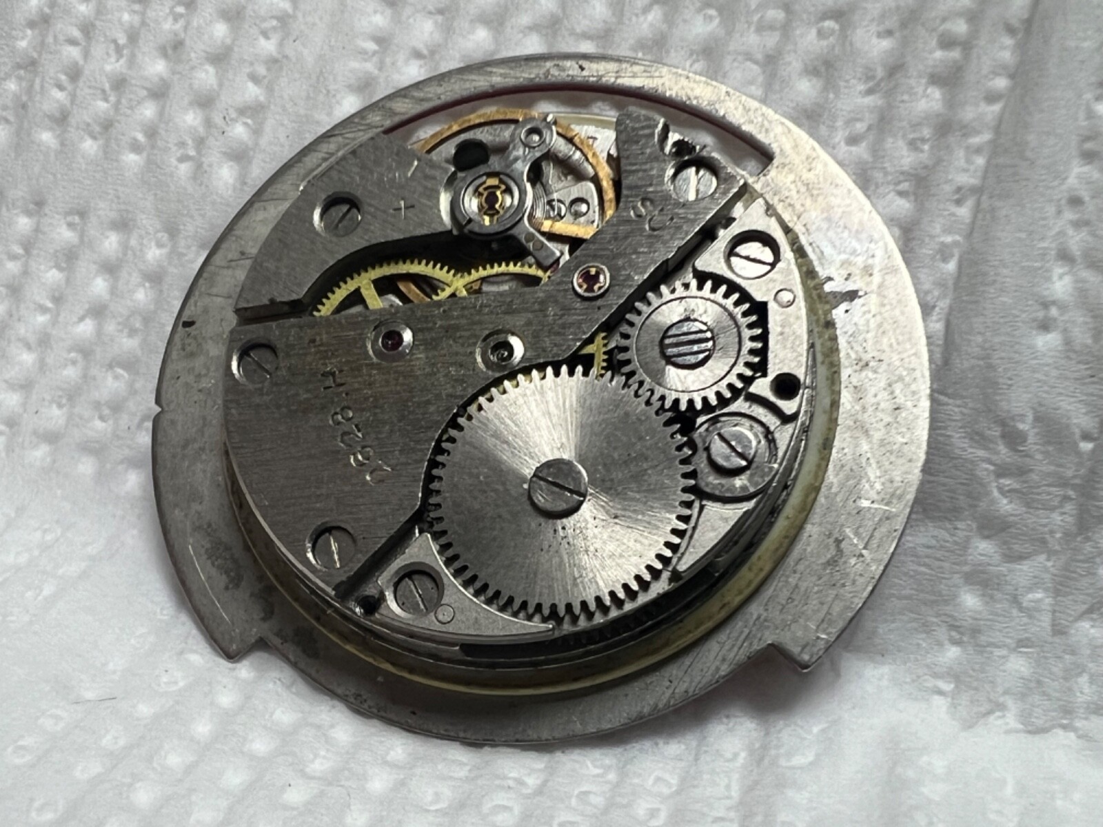 Watch movement USSR Raketa Cal.2628.H. plus Dial. For parts .