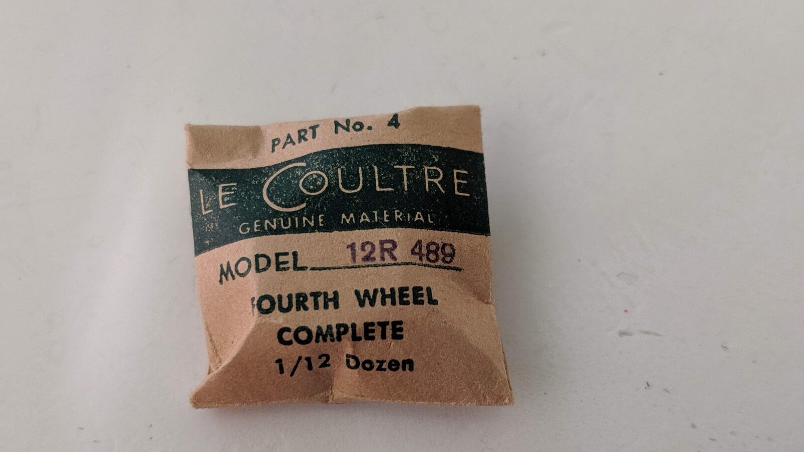 JAEGER LECOULTRE – CAL 489 227 – SWEEP SECOND WHEEL (4th Wheel)- NEW SEALED