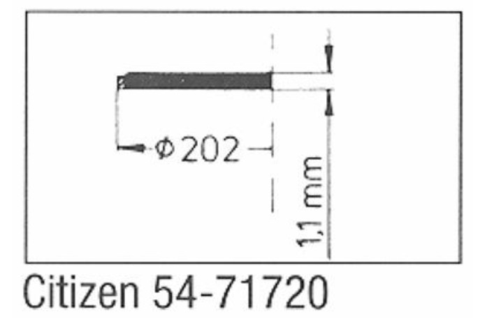 Watch Crystal for Citizen Watches Mineral Glass 10 MODELS Sternkreuz Replacement