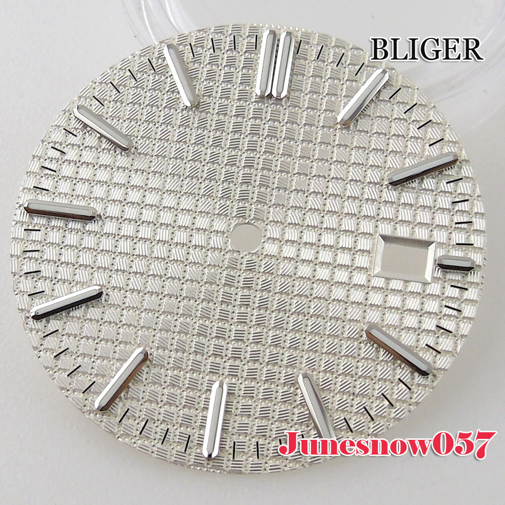 Accessories 31.7mm Watch Black/Blue/Silver/Green Dial With Date Window Fit NH35A