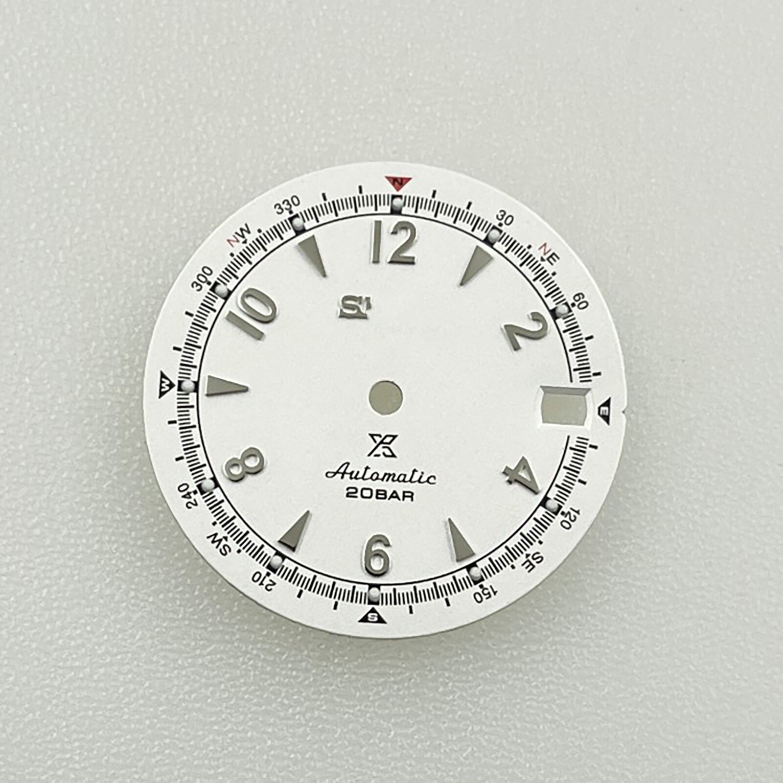 28.5MM Watch Dial Green Luminous Watch Accessories For NH35A/4R35 Movement