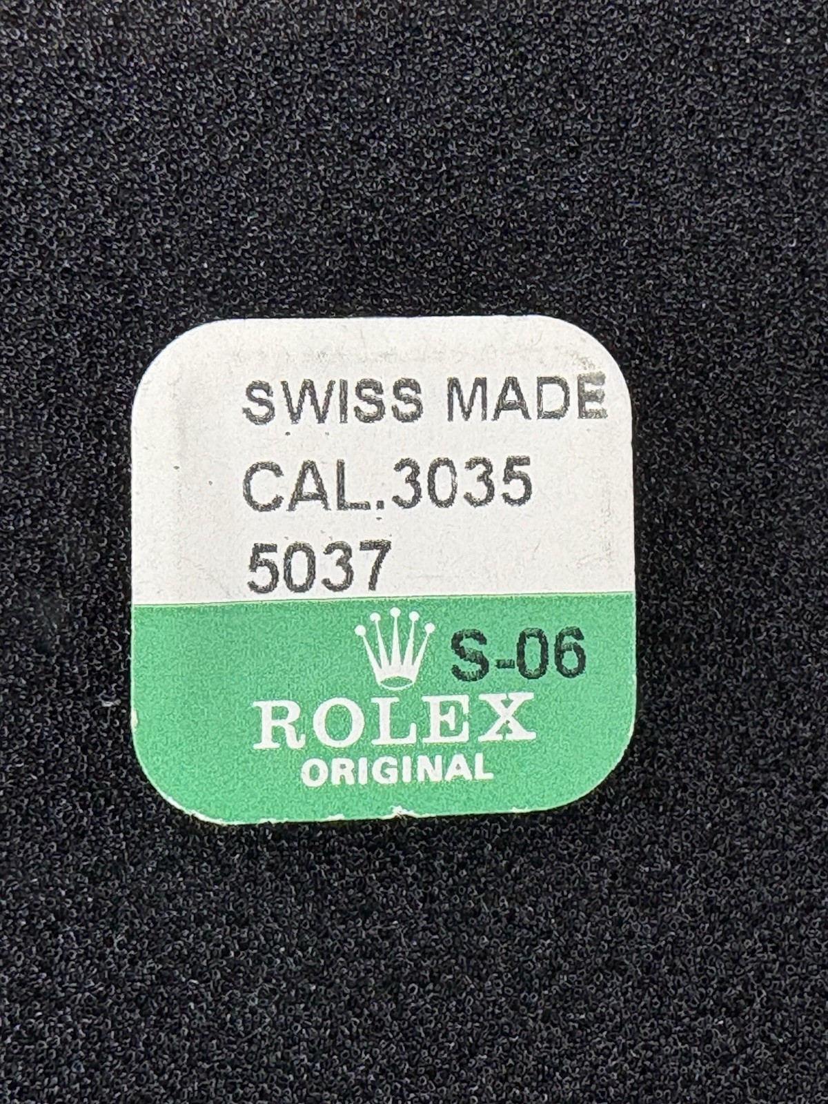 Genuine Rolex Caliber 3035 Setting Lever Spring Part 3035-5037 New Sealed