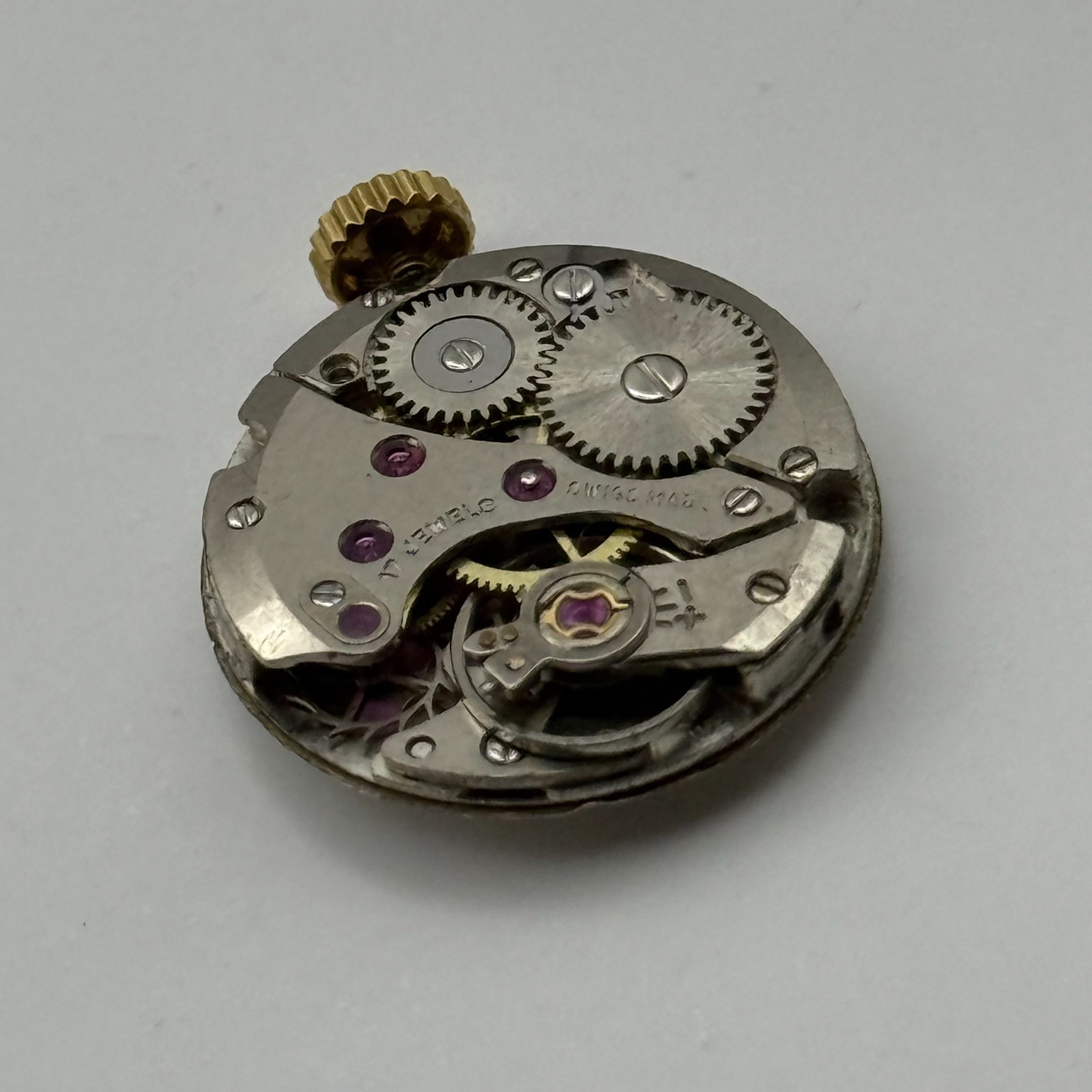 Felsa 4122 Watch Movement Garrard 17Jewels Swiss Manual Wind Parts Repair 17.5mm