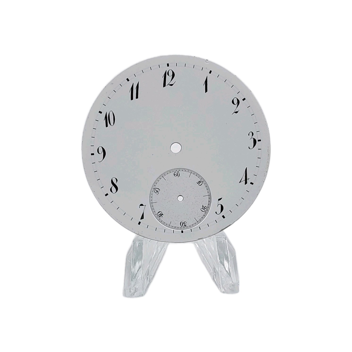 Unbranded 45.7mm Sunk Enamel Pocket Watch Dial Only 977