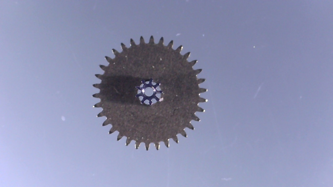 Eta 2897 Watch Wheel Part 260 (A01A51) Height 1.62 mm Ø 4.03 mm Brass Steel