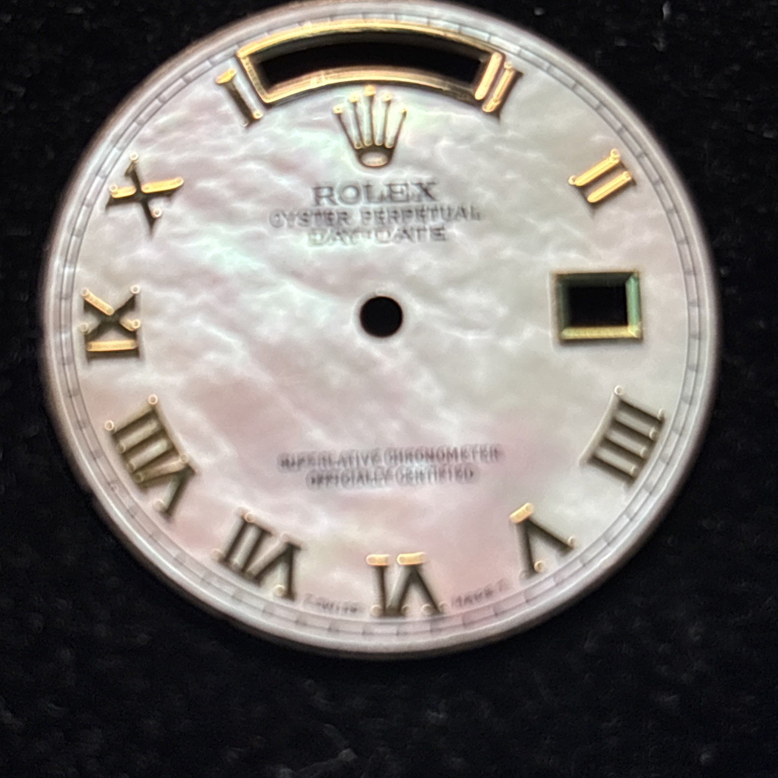 Rolex Quick Set President Custom MOP Roman Dial For 18208 18238 118238
