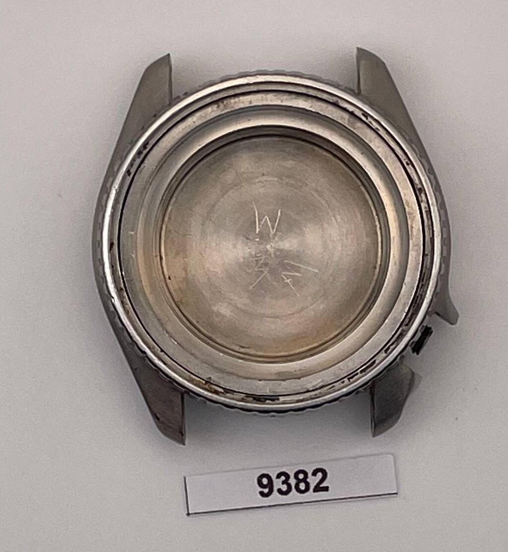 USED VINTAGE SEIKO 4205 MIDSIZED WATCH DIVER CASE BACK COVER BEZEL KIT BVT09382