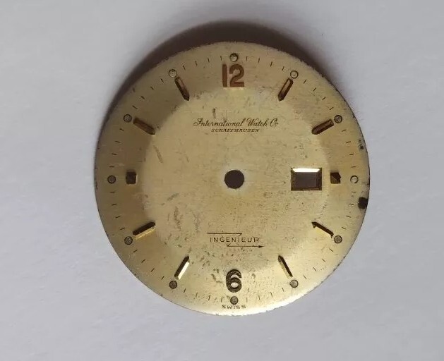 Vintage IWC Ingenier wristwatch dial