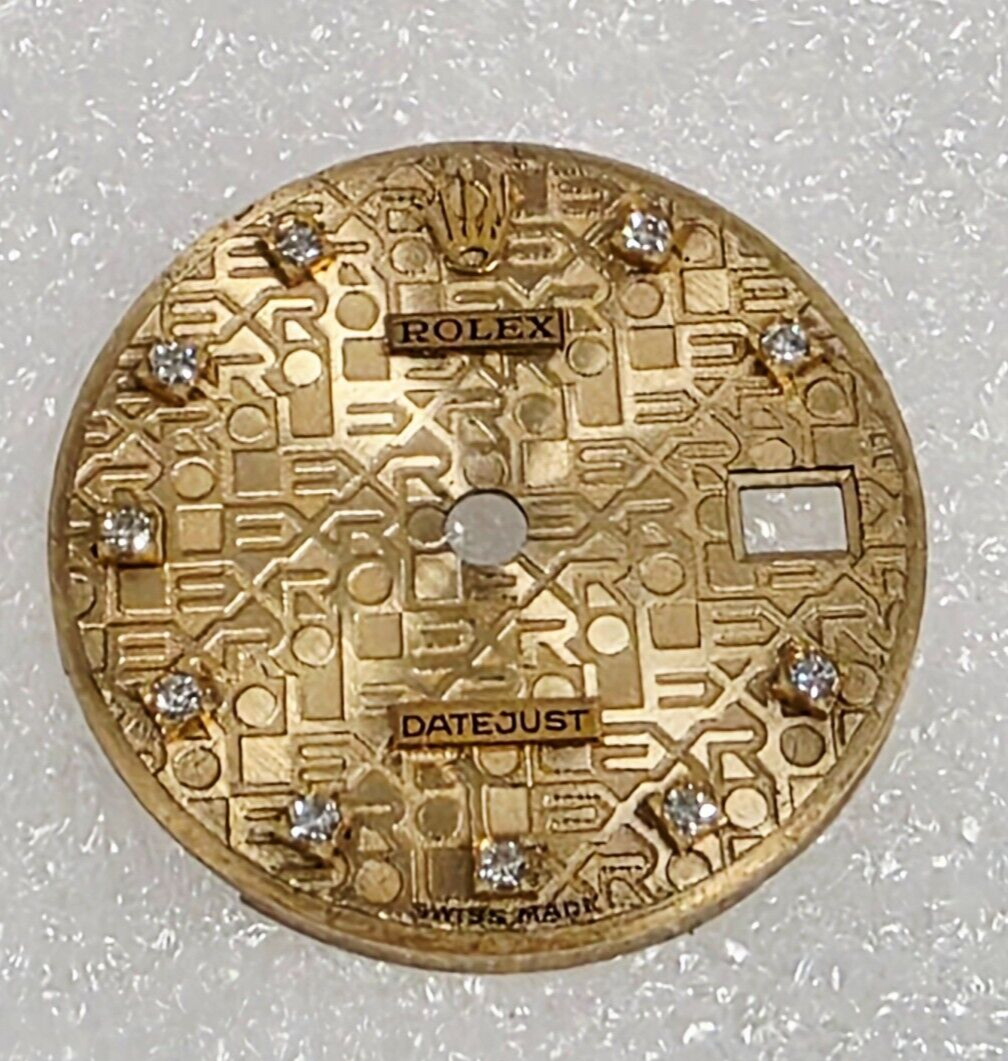 Genuine Rolex DJ 26mm Gold Anniversary Diamond Dial 6917, 69173, 79173, 69178