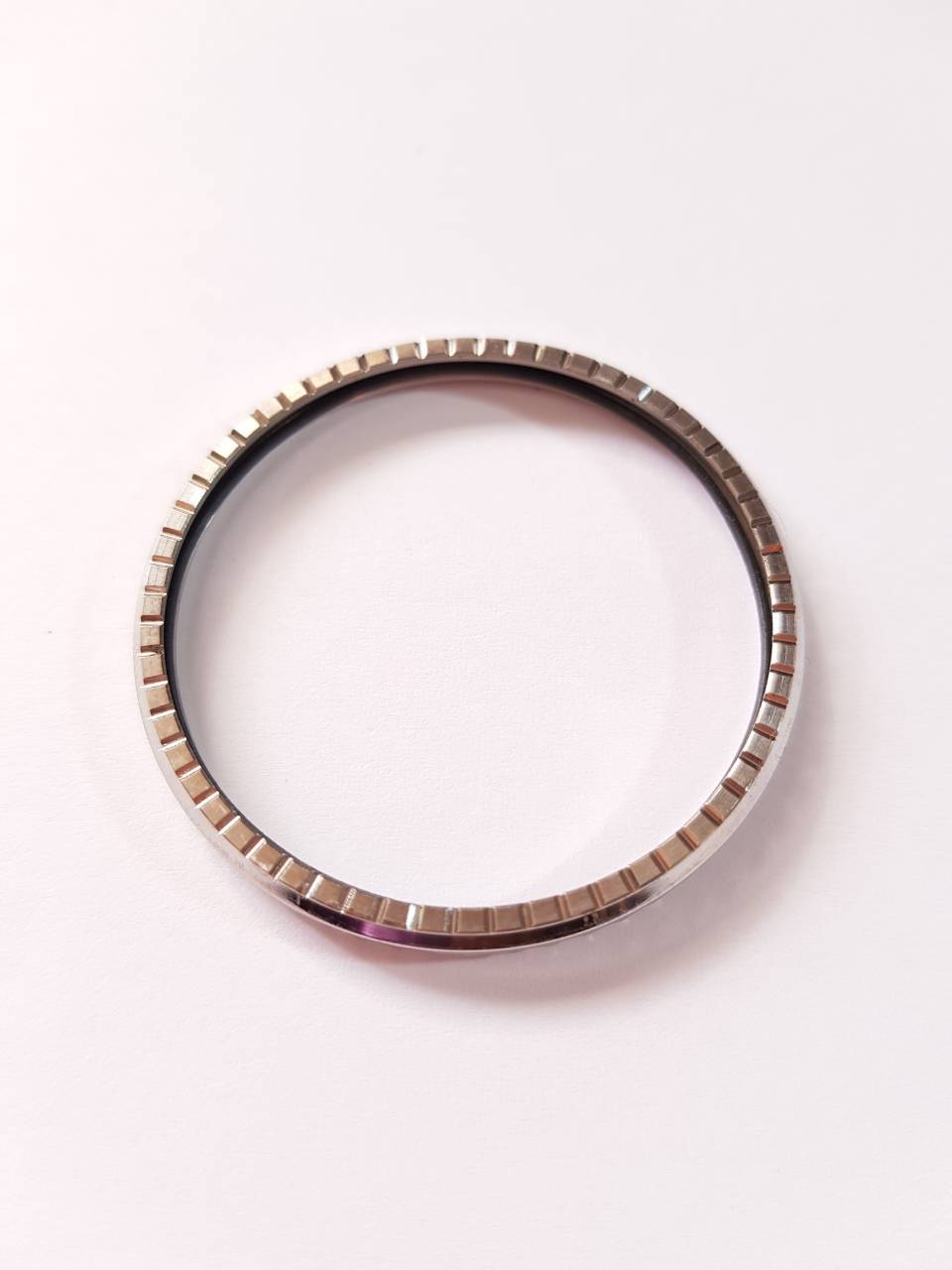 NEW STAINLESS ROTATING BEZEL W/GASKET LARGE DIVERS 7002-7001 /6309-7040 WATCH