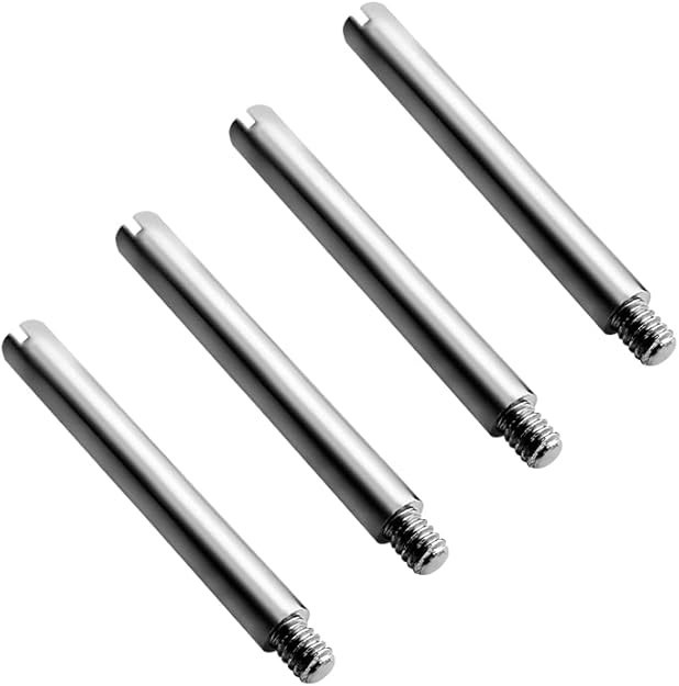 4 Pcs Screws Link Pins Tube Replacement For ROLEX Watch Strap Stainless Steel…