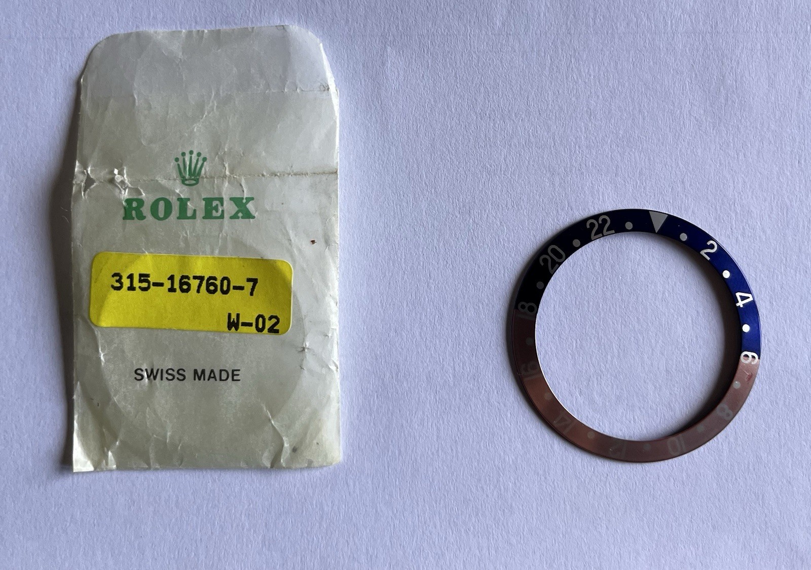 Rolex Original GMT Master II Pepsi bezel
