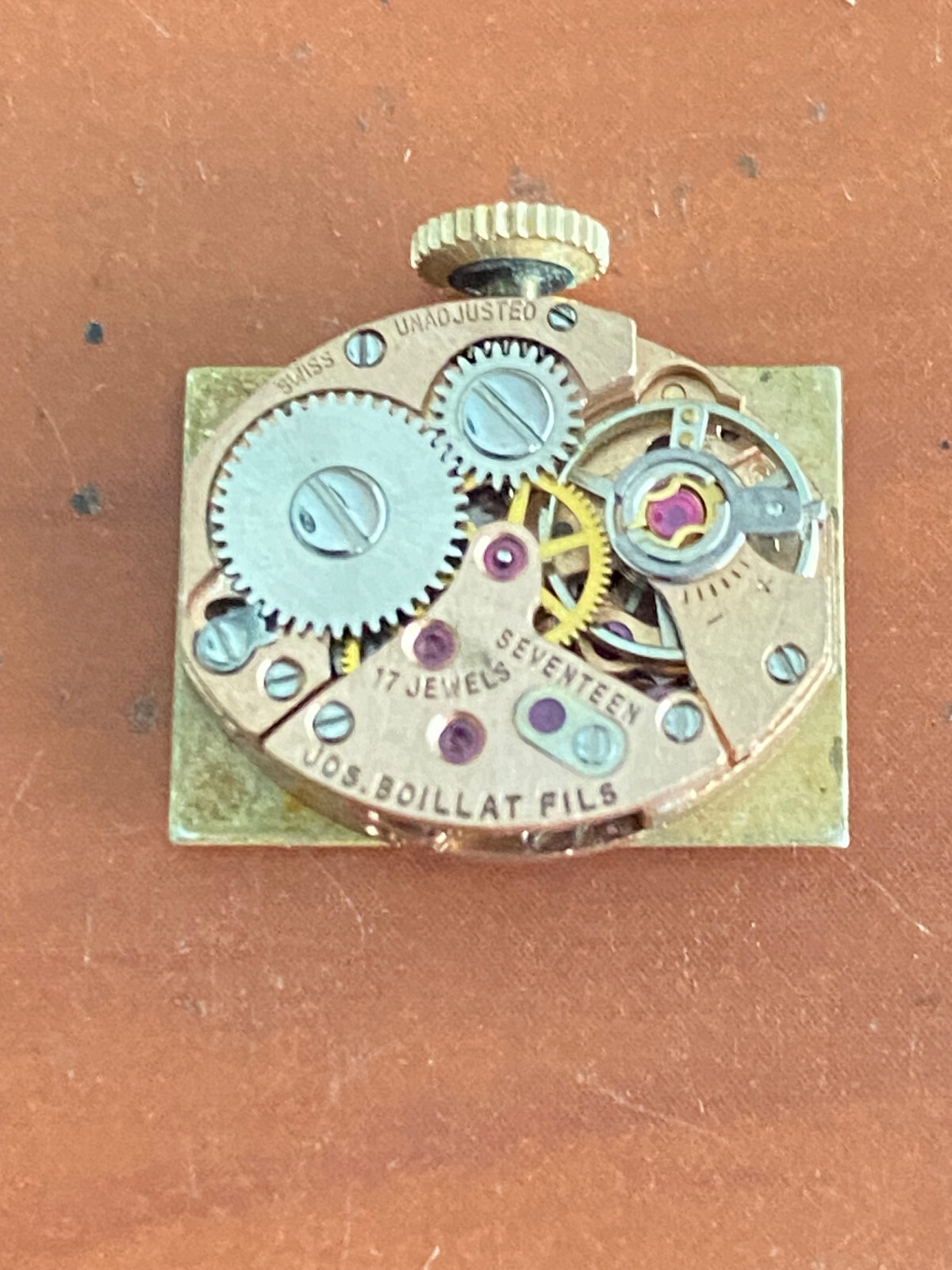 VINTAGE LADIES JOS BOILLAT FILS WRIST WATCH MOVEMENT, CAL. AS 1677, KEEPING TIME