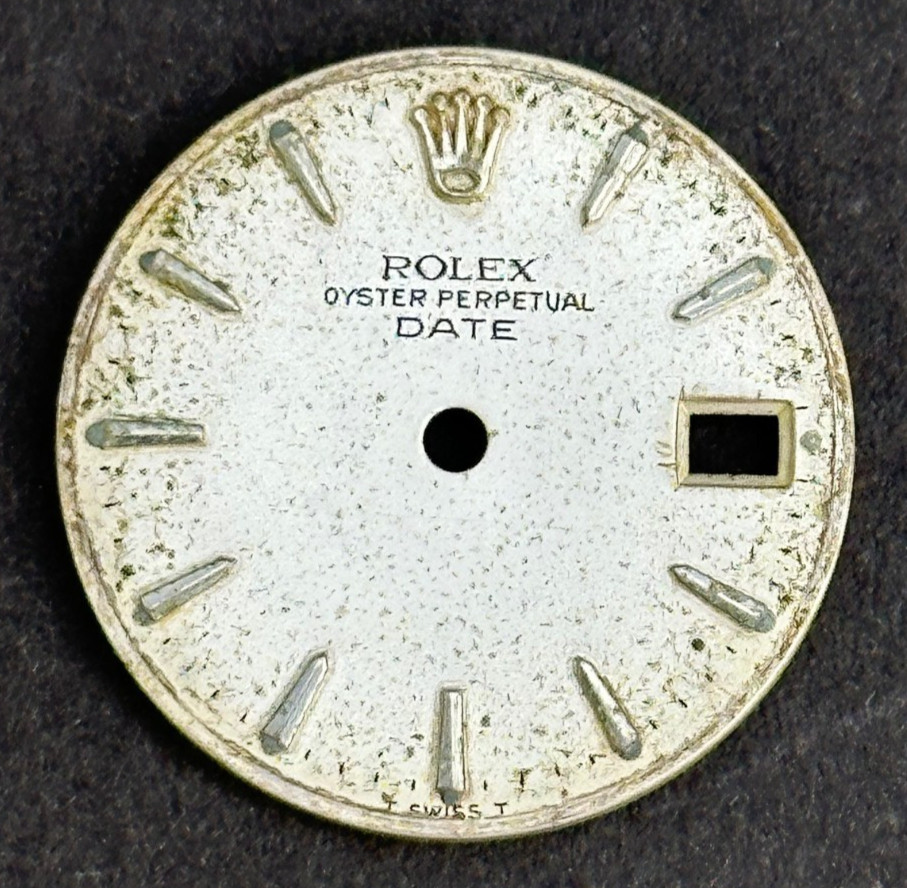 Vintage Rolex Oyster Perpertual Date Watch Dial For 26mm Case 6517 6519 6917