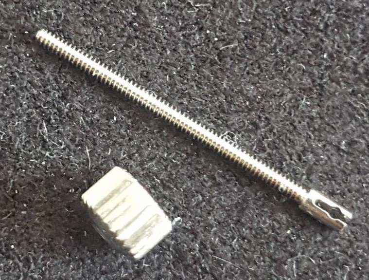 Omega Water Resistant Crown, Steel, Part Number 43242