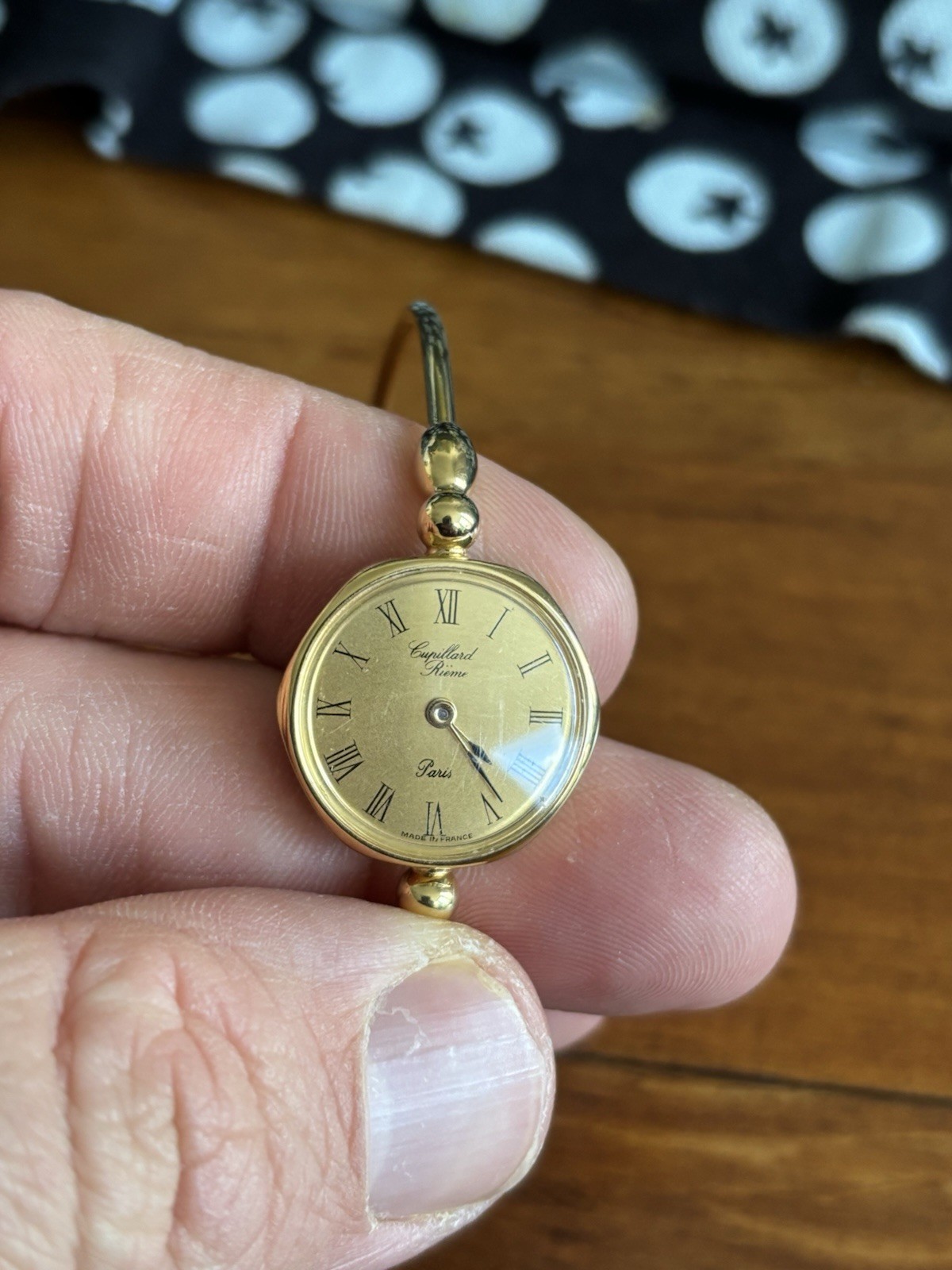 Cupillard Reime Watch Spares Repairs Untested Beautiful Gold Coloured Item 1r