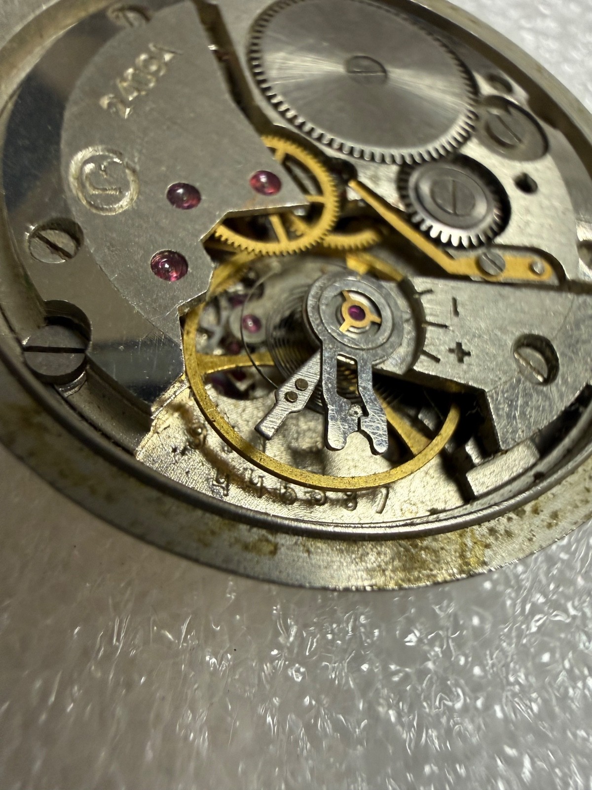 Watch Movement USSR Vostok 2409A + Dial (Modified, Seiko Logo) Parts