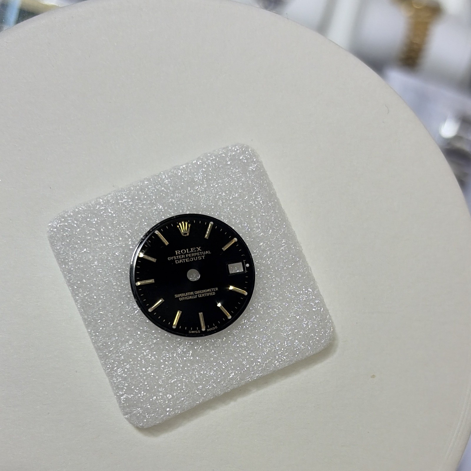 Rolex Datejust Dial Black stick Hour Marks w/ Date Window 26mm 69173 179173