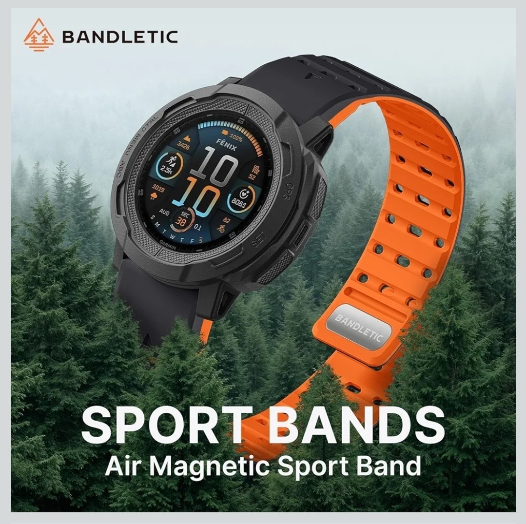 Magnetic Straps Compatible with Garmin Fenix 8 47mm/7/6/5-22mm Quickfit Strap
