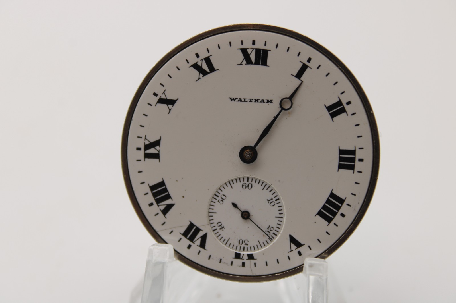 1917 WALTHAM POCKET WATCH MOVEMENT 21037057 GRADE 210 12s 7j (FD)