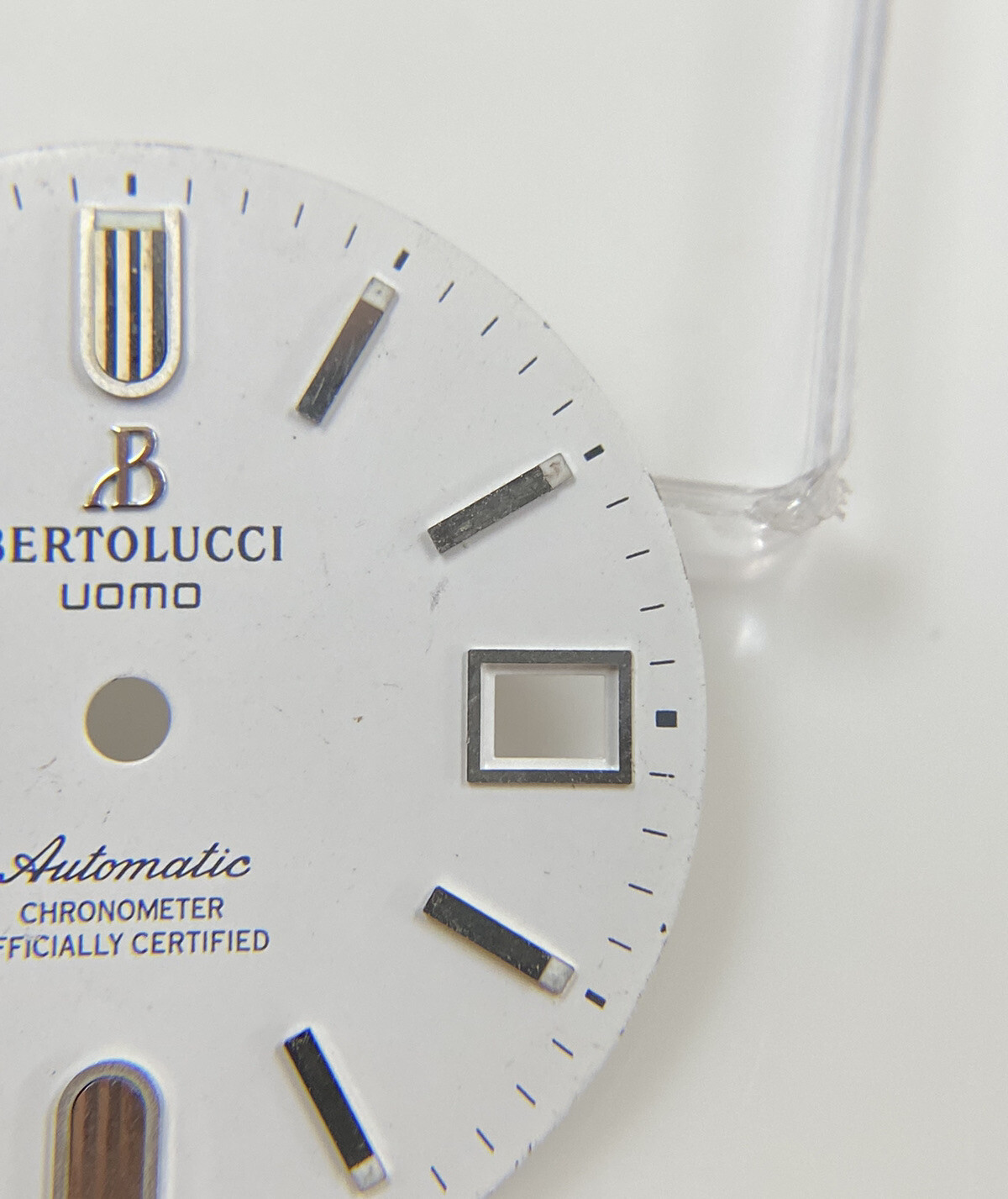 Original Bertolucci Uomo Automatic 28mm White Dial Ref: 884.55.41.10B