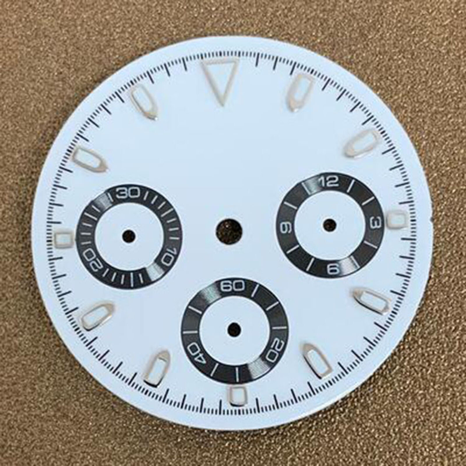 39mm Watch Dials Multicolor Fine Steel Sapphire Glass Case for VK63 Movement