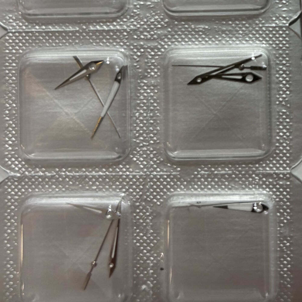 7.6*11.3*11.5mm Silver Watch Hands for ETA255.111 ETA255.112 Watch Movements