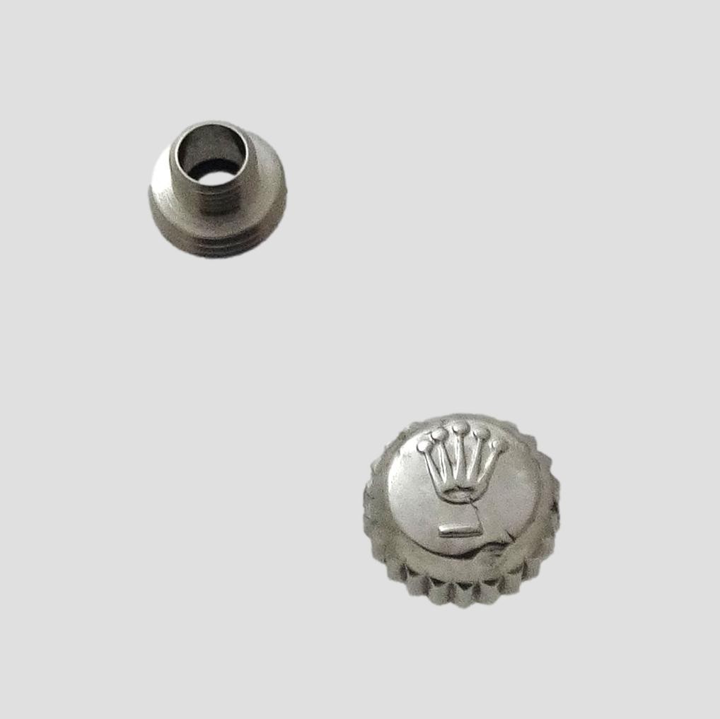 Rolex Watch Crown and Tube Stainless Steel 5.3mm 24-530 Oyster Date 1500 6694