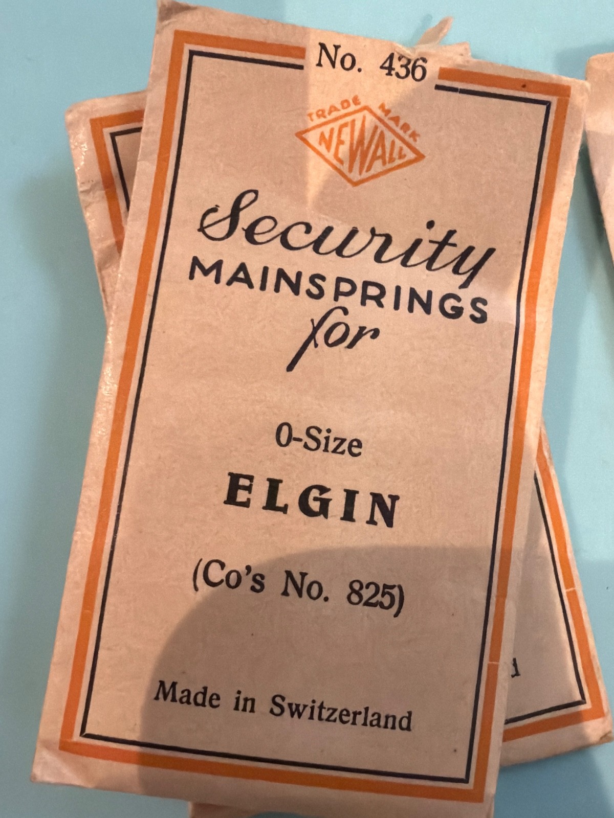 Elgin Mainspring- NOS – Various Calibers