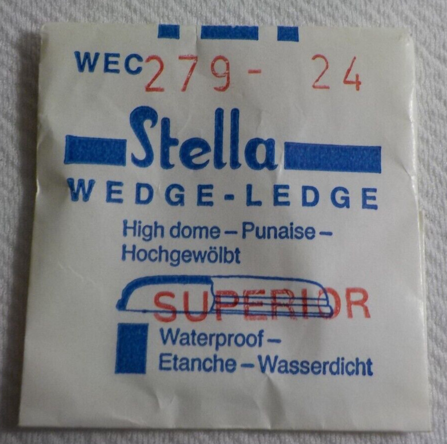 STELLA ROUND WATCH CRYSTAL WATCHMAKER REPLACEMENT PART 279 24 WEC #183