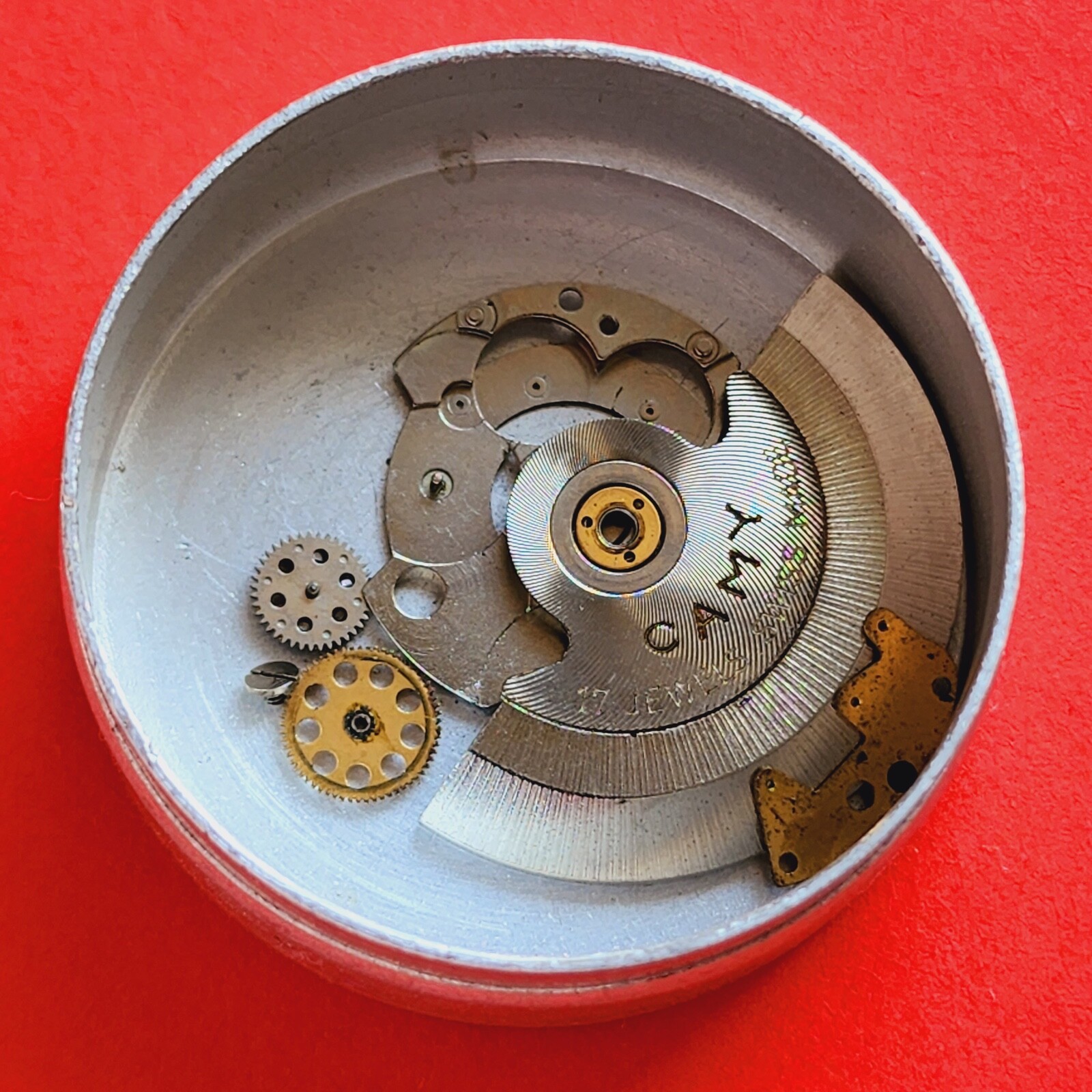 Camy Watch Rotor & Gears Vintage Watch Parts For Repair Mens Swiss