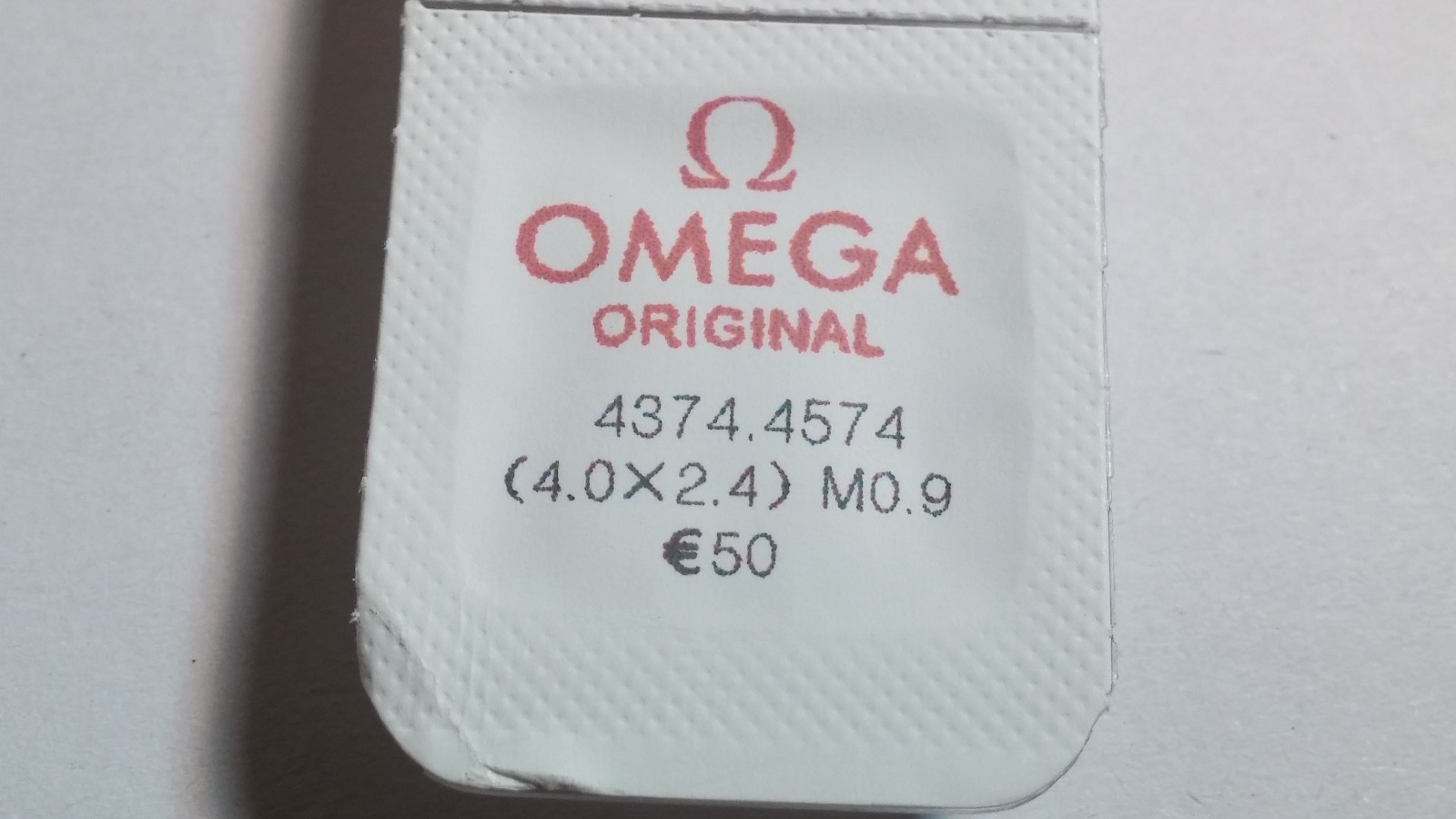 Omega CROWN Stainless Steel 4374.4574 (4.0×2.4mm) M0.9 NEW SEALED