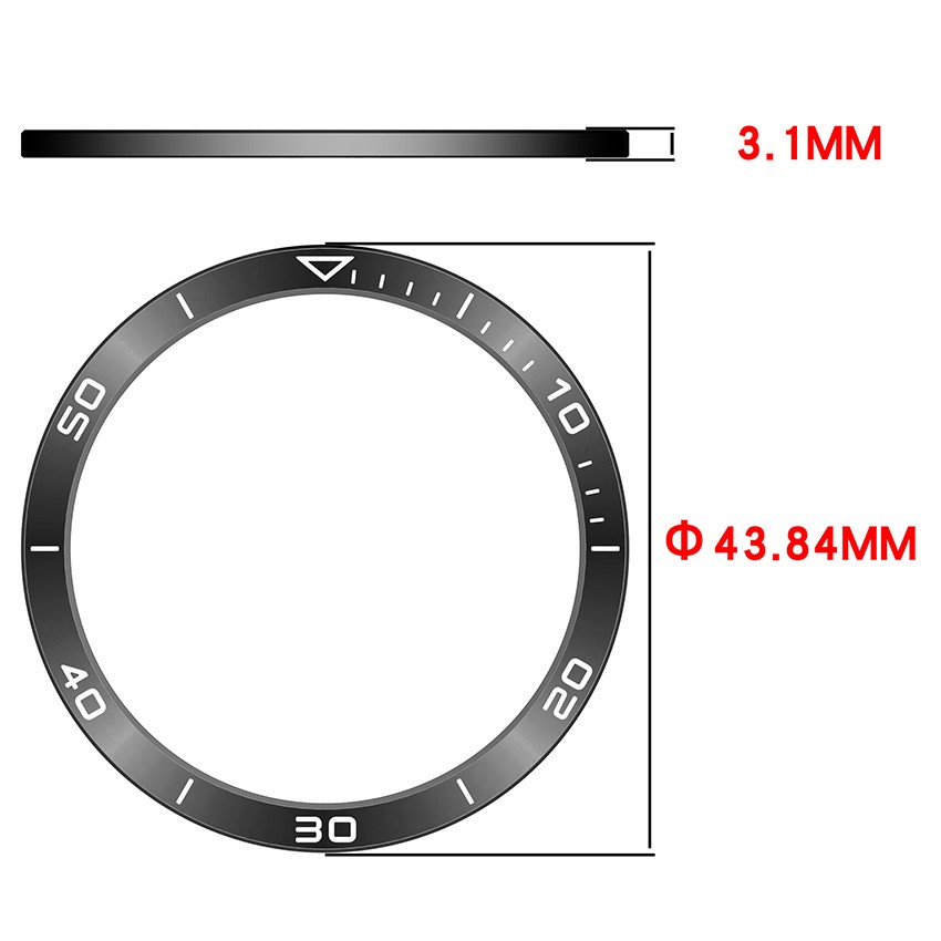 Steel Bezel Metal Watch Protector for Garmin Fenix8 SOLAR 51MM/47MM