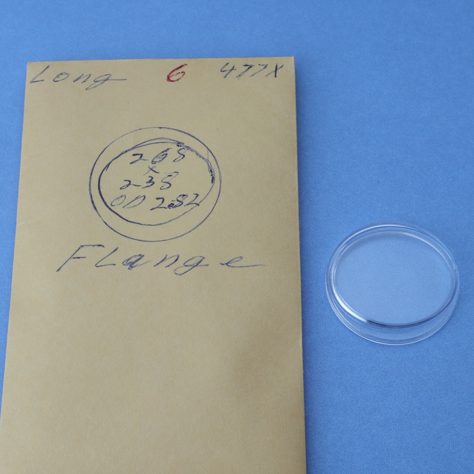 Longines Acrylic Crystal 28.2mm Part # 477X New Stock Watchmakers (C1D1)