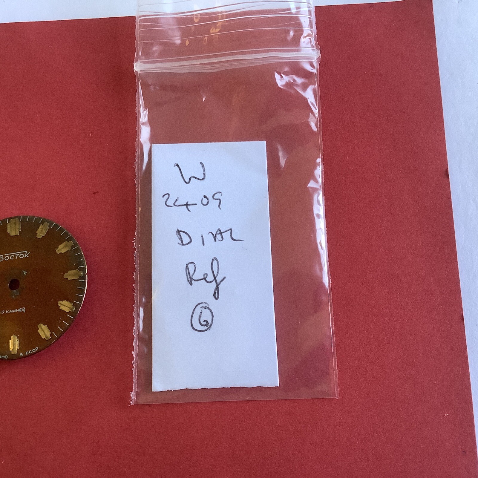 CLASSIC WATCH PARTS. . WOSTOK 2409 /2409A DIAL REF 6