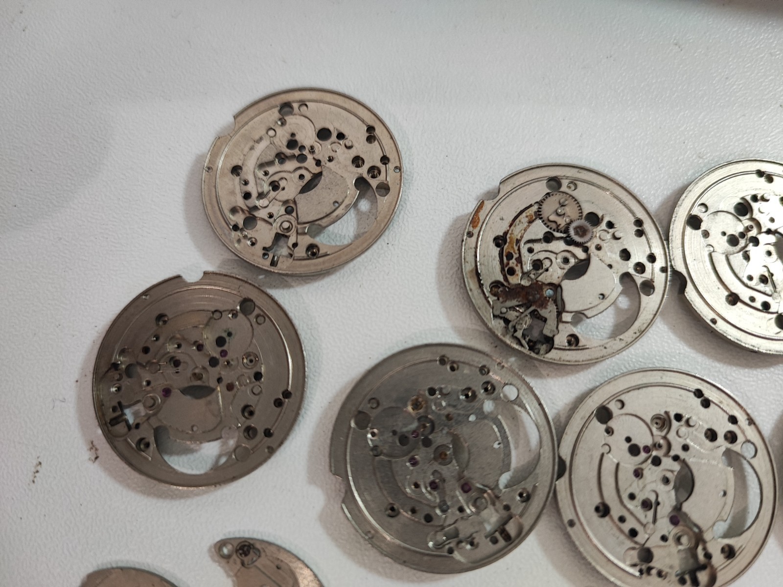 AS ST 1950/51 Watch LOT Main Plate – Platina – Part 25.9 mm For parts and spares