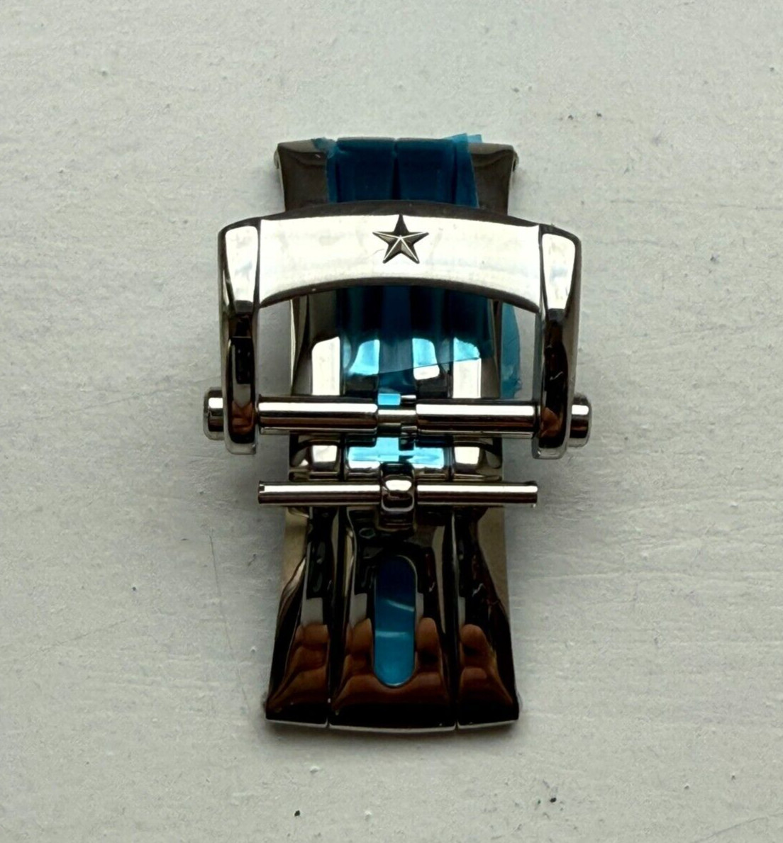 Genuine Original Zenith Deployment Deployant Steel Clasp Buckle for 18mm Strap