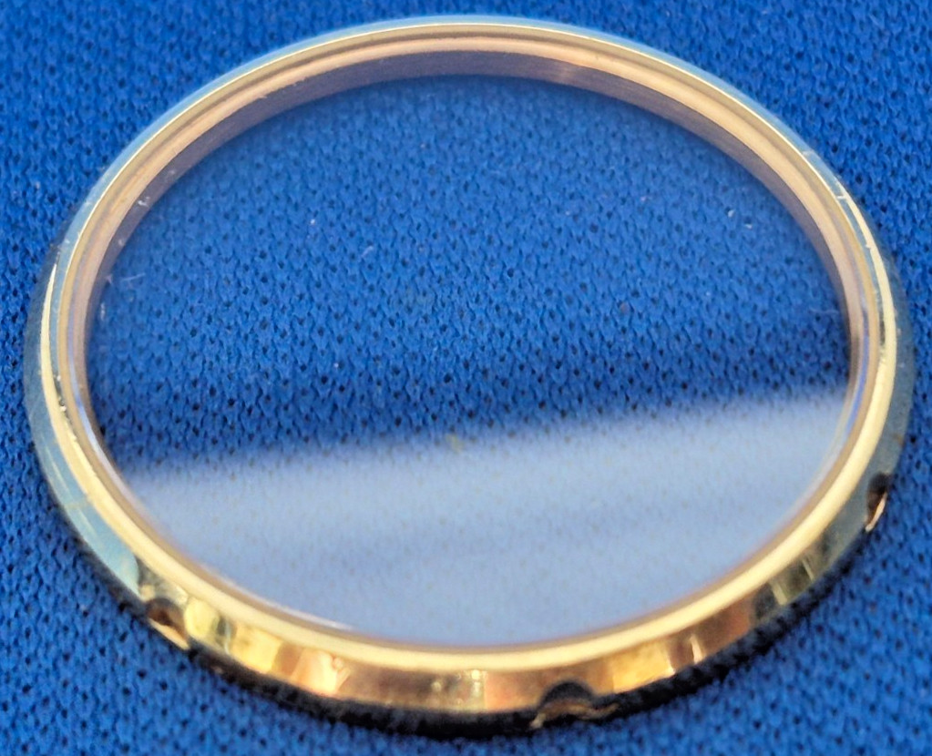 Genuine Ebel 18K .750 Yellow Gold 26.8mm Bezel with Sapphire Crystal and Gasket