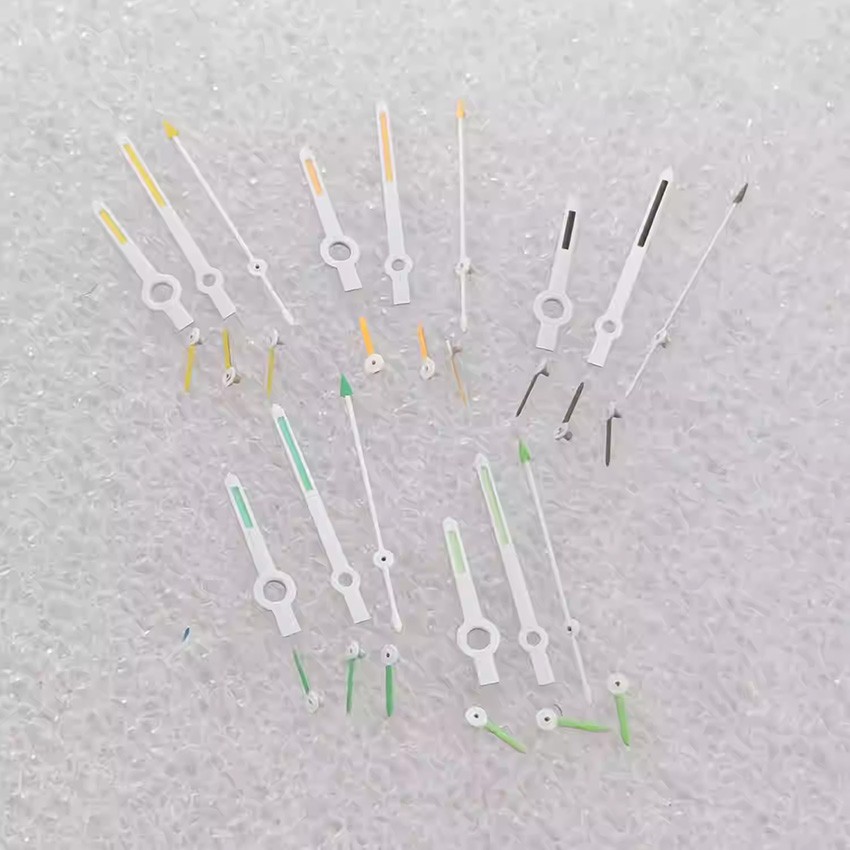 Watch Hands 6 Hands + Green Luminous Coating For Japanese Quartz VK63 Movement