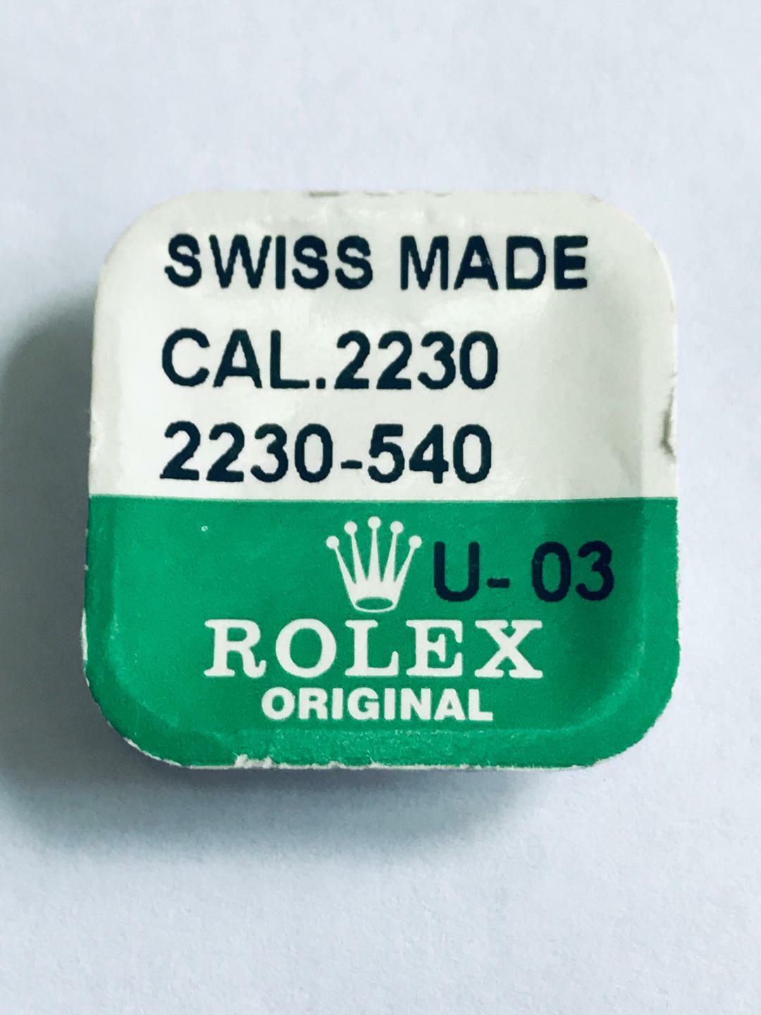 Genuine Rolex REVERSING WHEEL. Cal.2230 Part 540 – In Sealed Package – NOS