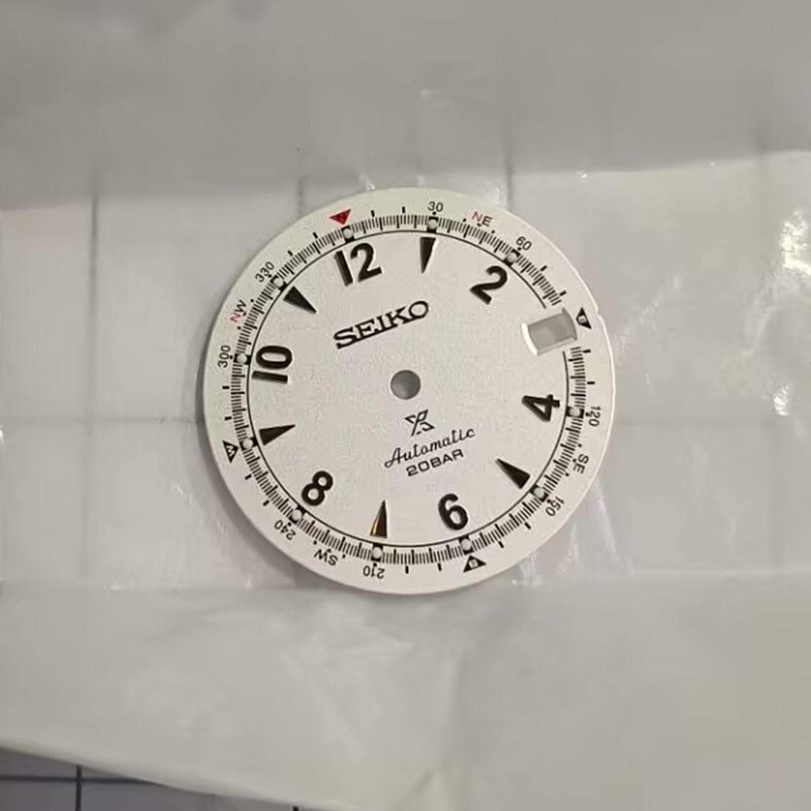 28.5MM Watch Dial Green Luminous Watch Accessories For NH35A/4R35 Movement